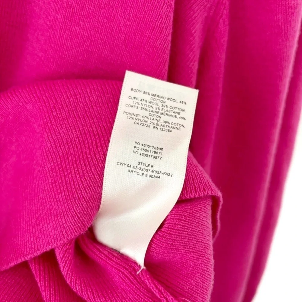 Wilfred | Rebecca Turtleneck Merino Wool Sweater Vital Pink Size 2XL XXL - Picture 9 of 10